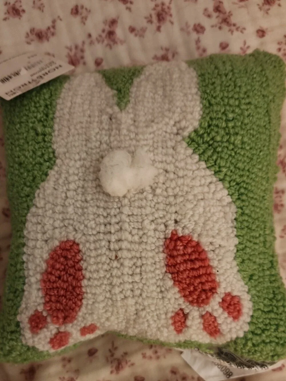 Nordstrom Easter Egg and Bunny Accent Pillows in White, Green, Red, Blue, Yellow